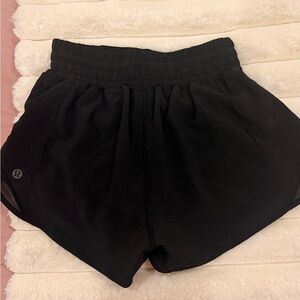 lululemon athletica Women's Classic Black Athletic Shorts